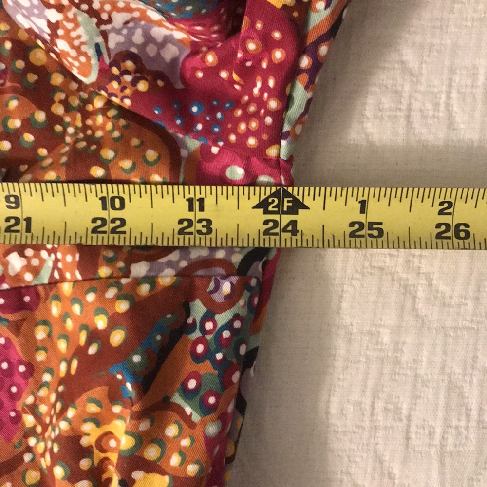 New Kika Vargas for Target Floral Print Mini Dress Long Sleeves 1X Plus - Picture 14 of 17